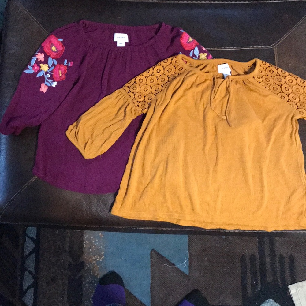 Old navy blouses worn once!